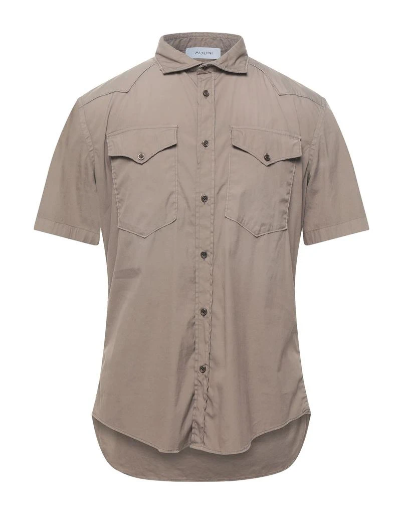 AGLINI Solid color shirt 1