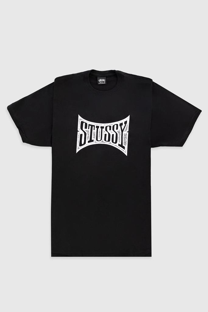 STUSSY Basic Stock Thermal Longsleeve T-Shirt Washed Black - T