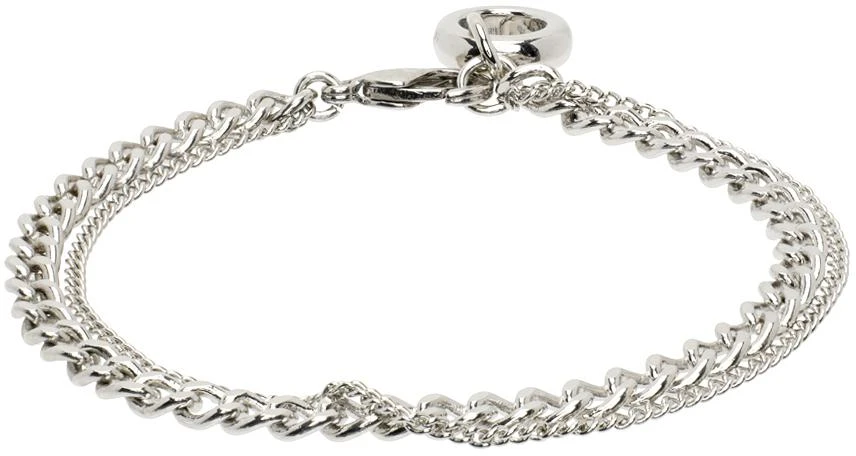 A.P.C. Silver Minimal Bracelet 1