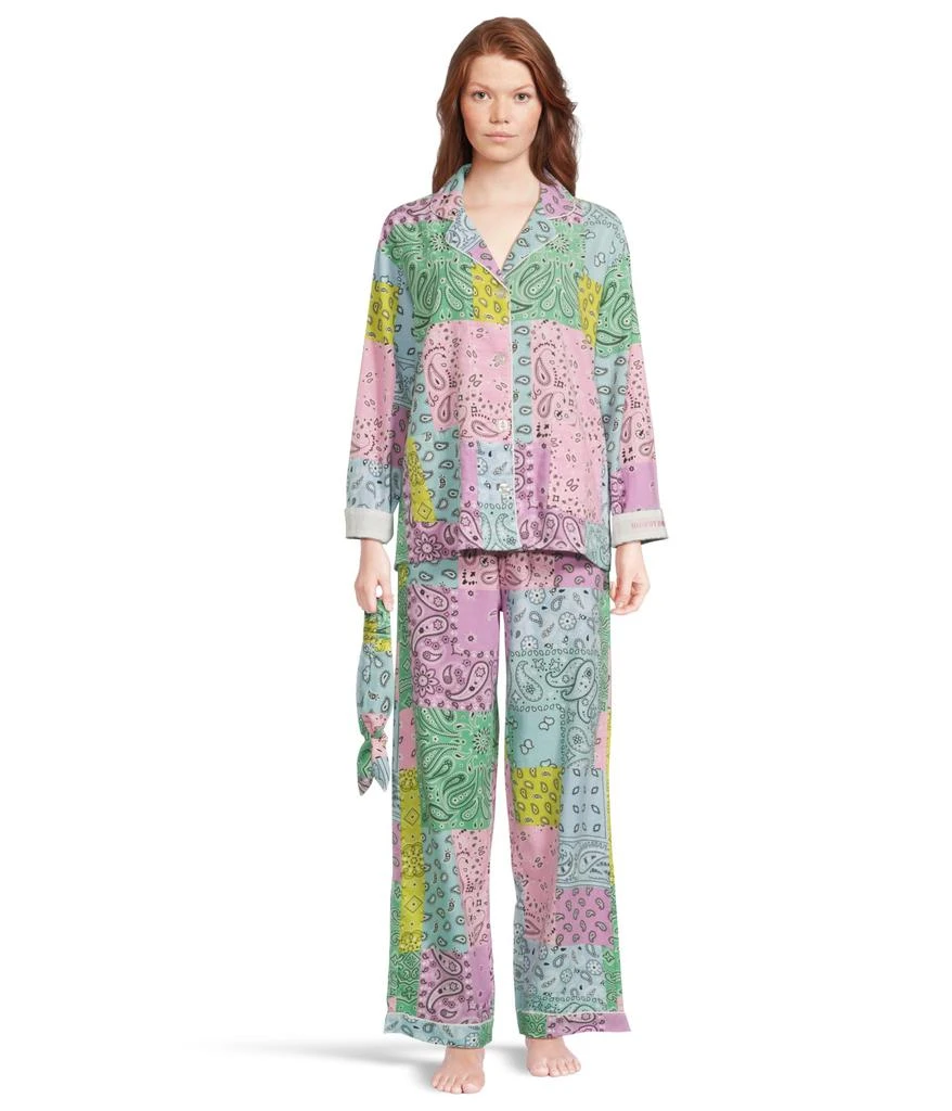 P.J. Salvage Flannel PJ Set with Headband