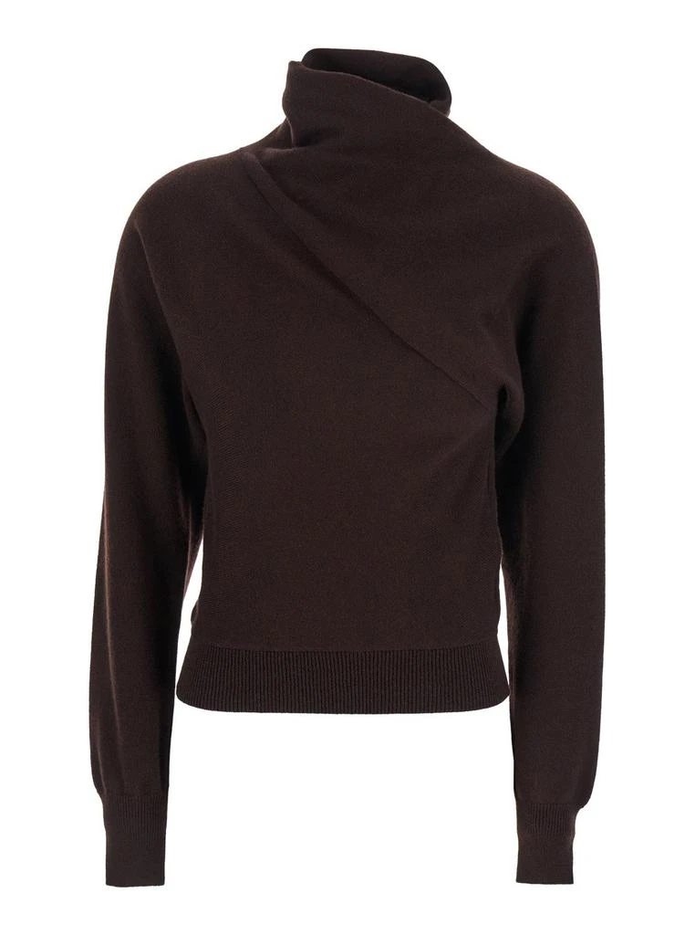 Tom Ford Tom Ford Wrap Collar Knitted Jumper 1