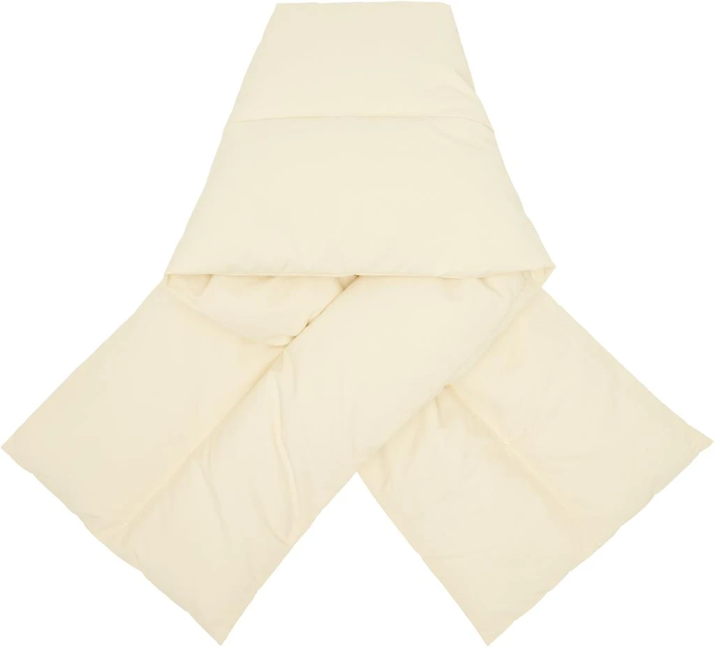 Jil Sander Off-White Down Scarf 2