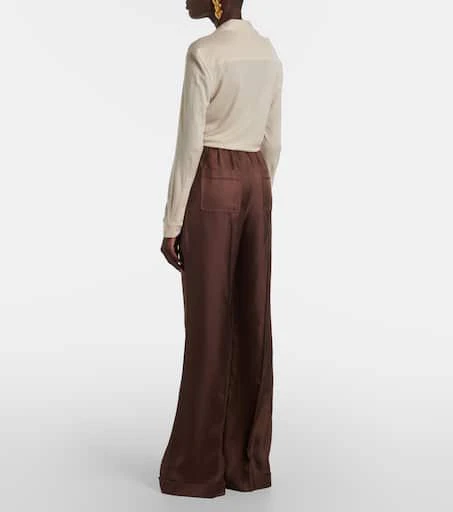 Tom Ford Silk twill wide-leg pants 3