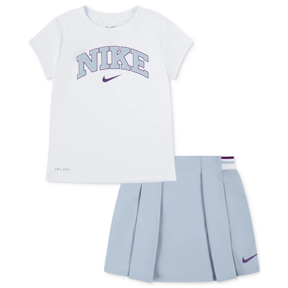 Nike Toddler Girls 2-Pc. Prep In Your Step Skort & Top Set 1