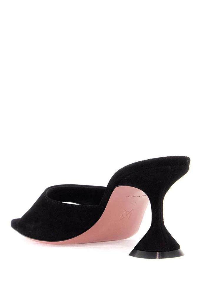 Amina Muaddi suede leather lupita mules 3