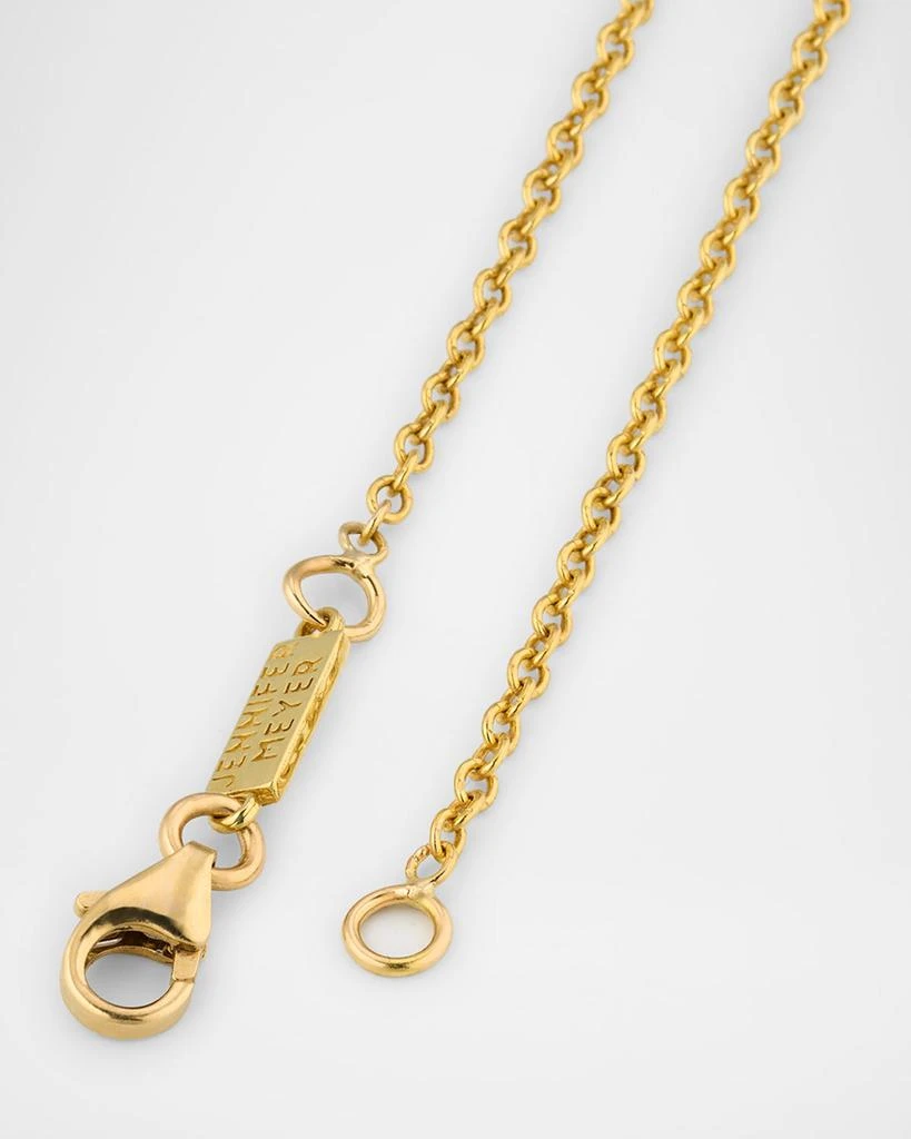 Jennifer Meyer Mini Diamond Open Evil Eye Bracelet with Emerald Center 4