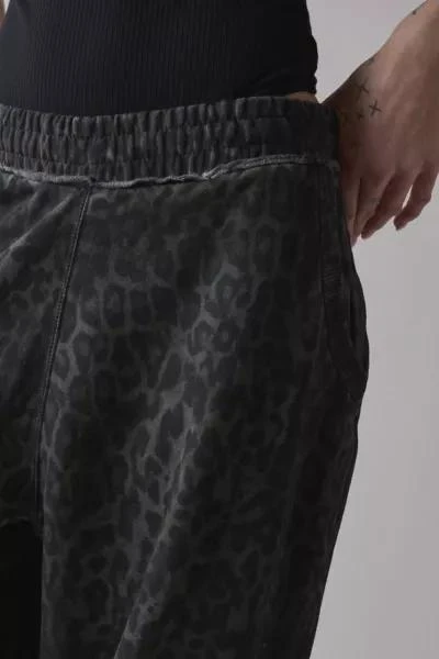 Jaded London Jaded London Charcoal Leopard Marled Monster Jogger 3