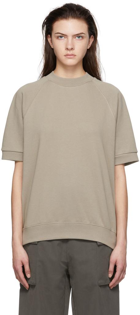 Fear of God ESSENTIALS Taupe Cotton Sweatshirt