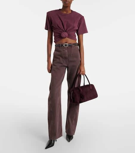 Magda Butrym Brigitte Large suede shoulder bag 5