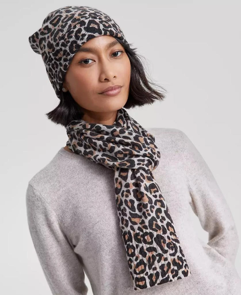 Charter Club Cashmere Leopard Muffler, Created for Macy's 4