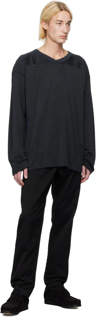 Nanamica Black Straight Chino Trousers 4