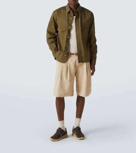 VisVim Fkt suede-trimmed sneakers 2