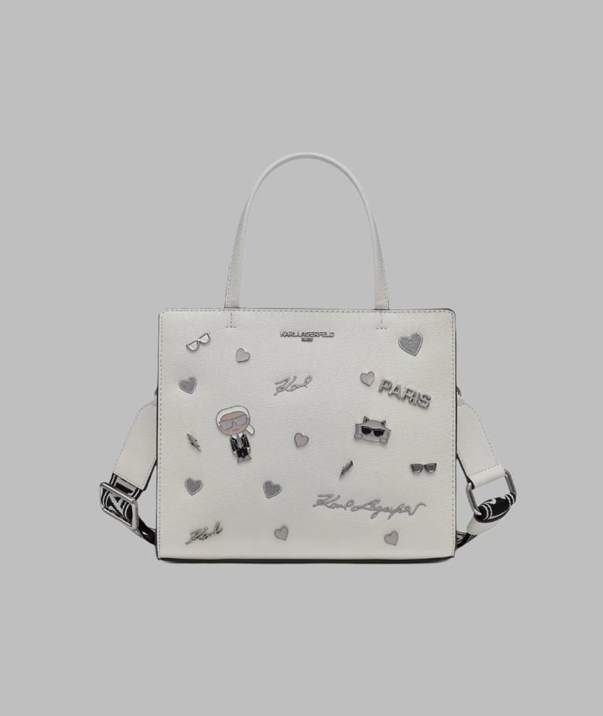 Karl Lagerfeld Paris MAYBELLE SATCHEL WITH PINS 1