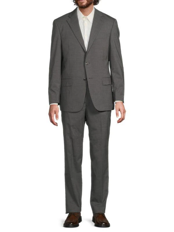 Hart Schaffner Marx ​Plain Wool Two-Button New York Fit Suit 1