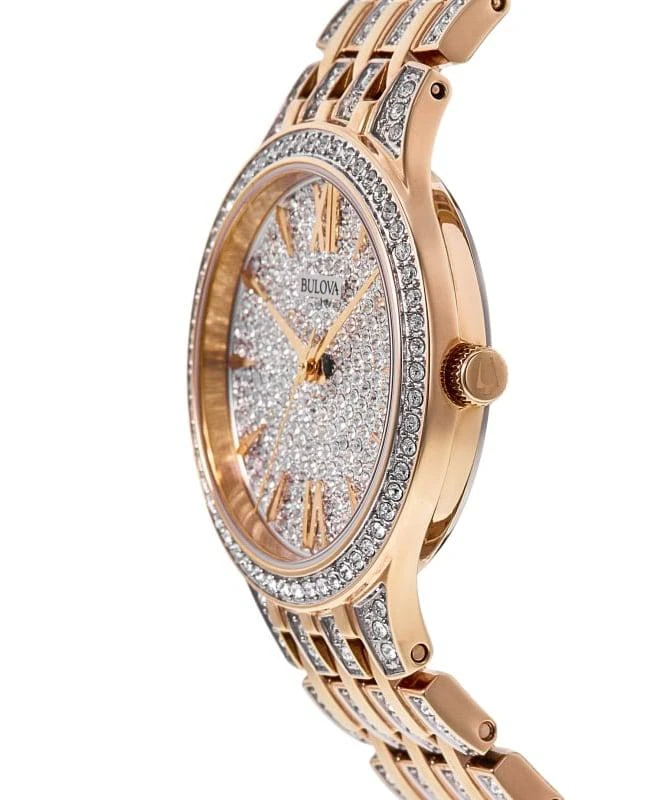 Bulova Bulova Phantom Crystal Dial Rose Gold Stainless Steel Women's Watch 98L235 3