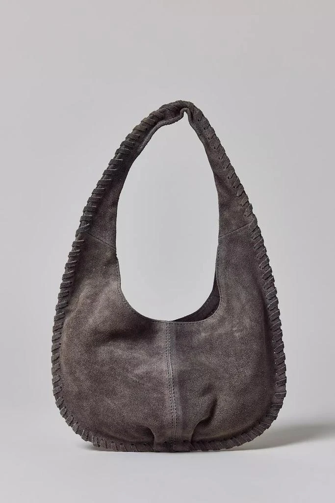 Silence + Noise Silence + Noise Ivy Suede Studded  Hobo Bag 4