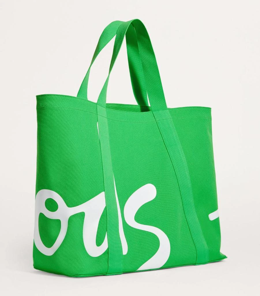 Harrods Large Cotton Logo Tote Bag 3