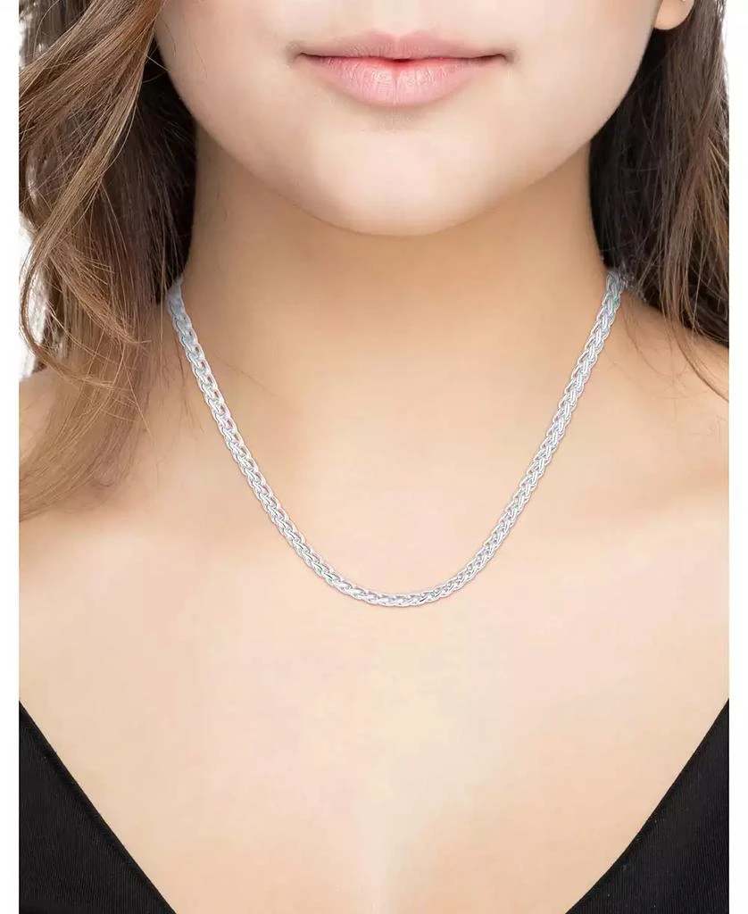 And Now This 18K Gold Plated or Silver Plated Wheat Chain Necklace 3