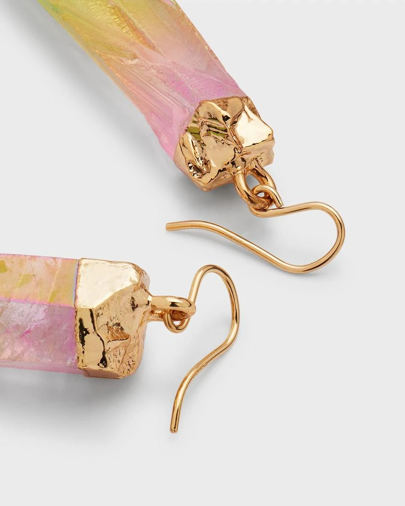 Devon Leigh Rainbow and Gold Foil Earrings 4