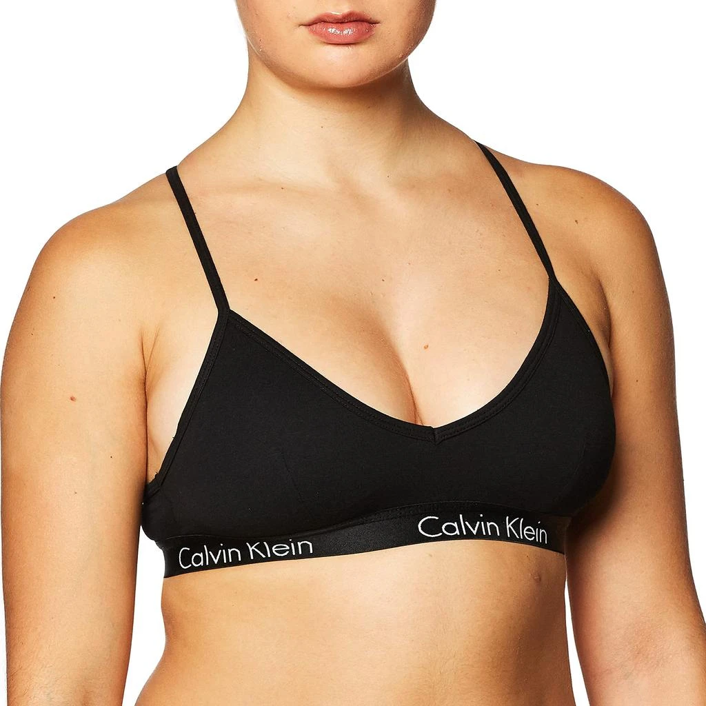 Calvin Klein Motive Cotton Lightly Lined Bralette 1