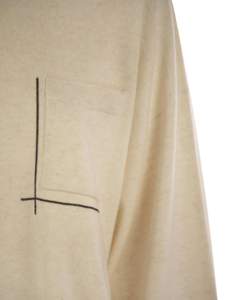 Brunello Cucinelli Brunello Cucinelli Chest Pocket Knitted Jumper 4