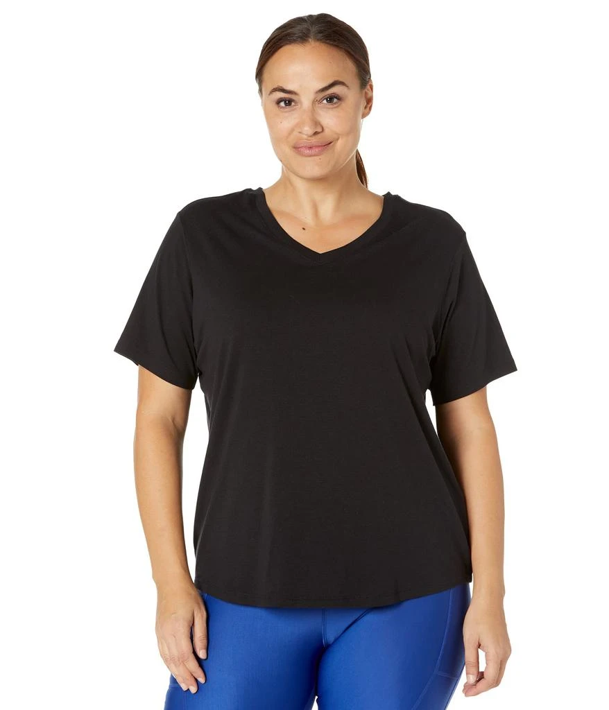 Fila Plus Size Expression V-Neck Top 1