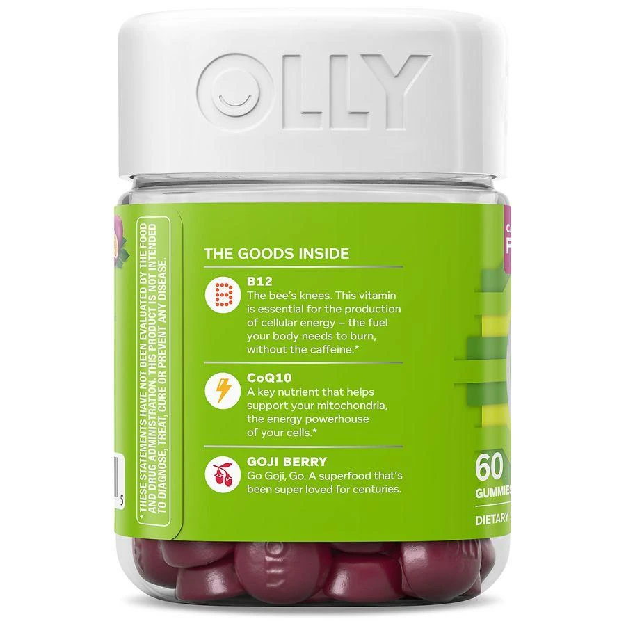 OLLY Daily Energy Gummies - Caffeine Free Tropical Passion 2