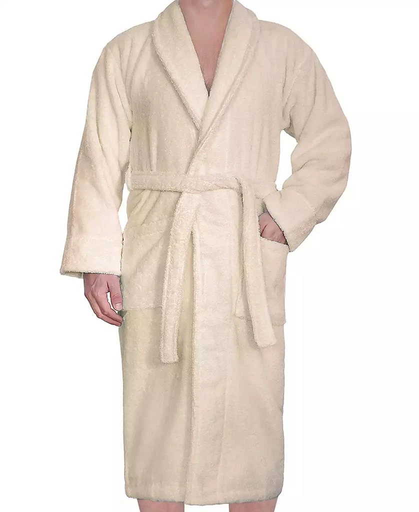 American Soft Linen Lightweight Plush Shawl Collar Bathrobes 2