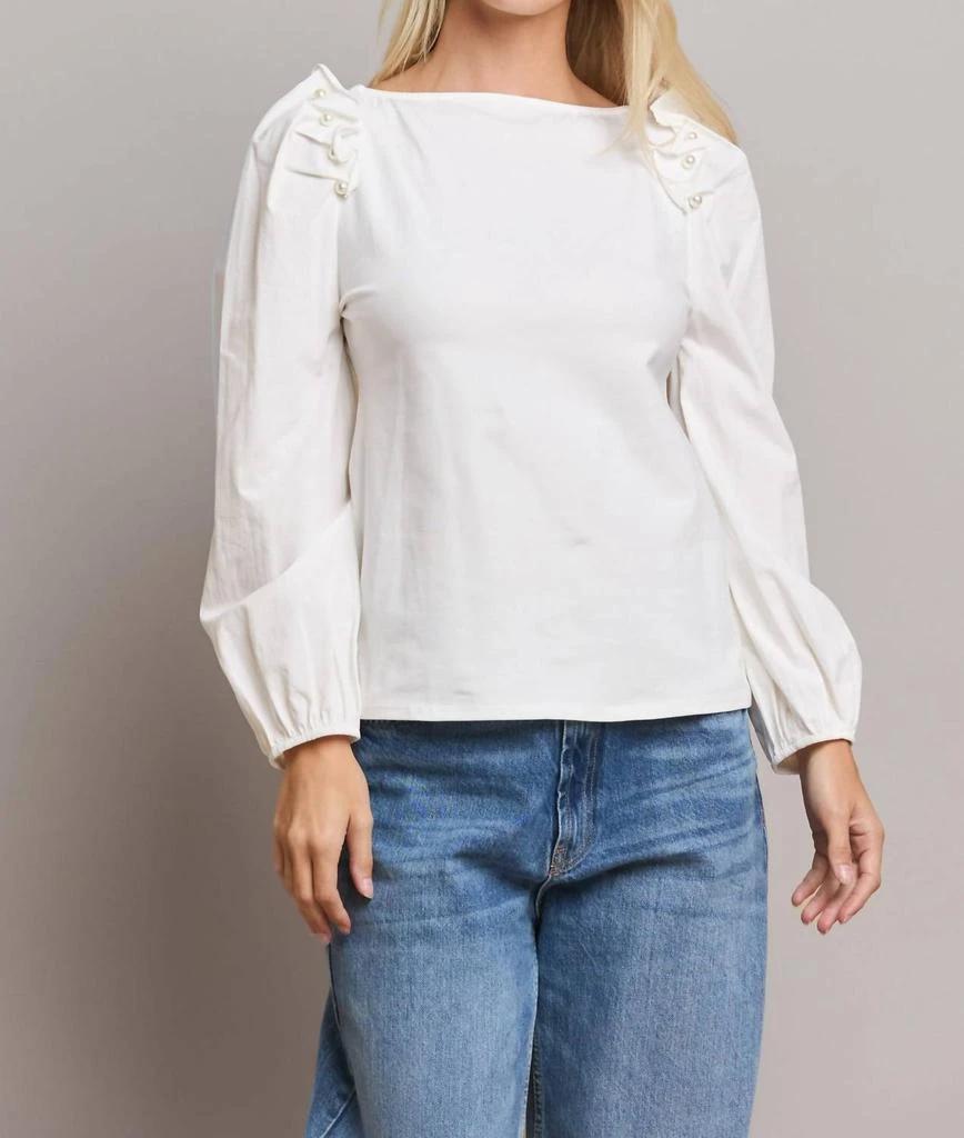 Able Able - Faux Pearl Embellished Blouse 1