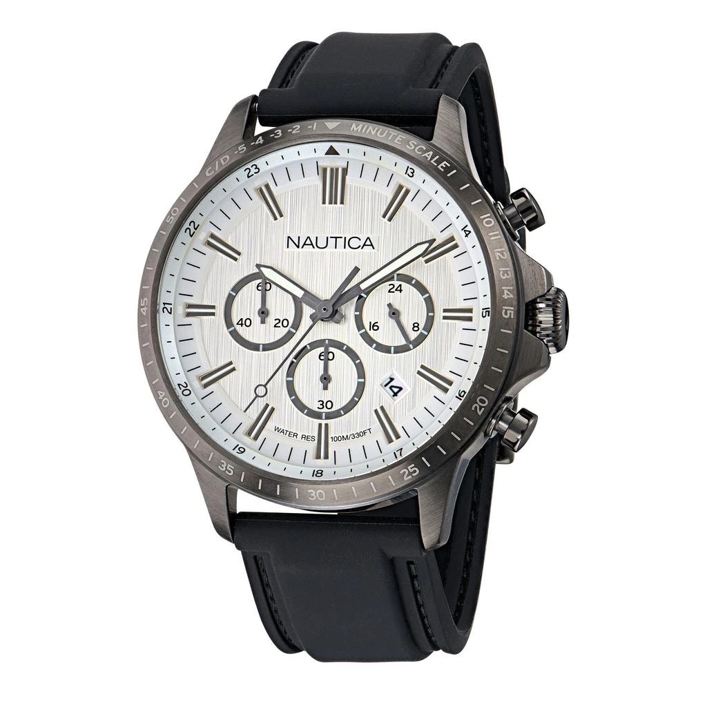 Nautica Nct Blue Ocean Chronograph Silicone Watch