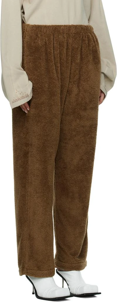 Acne Studios Brown Teddy Lounge Pants 2