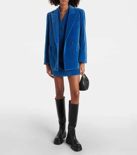 BLAZÉ MILANO Coci velvet miniskirt 2