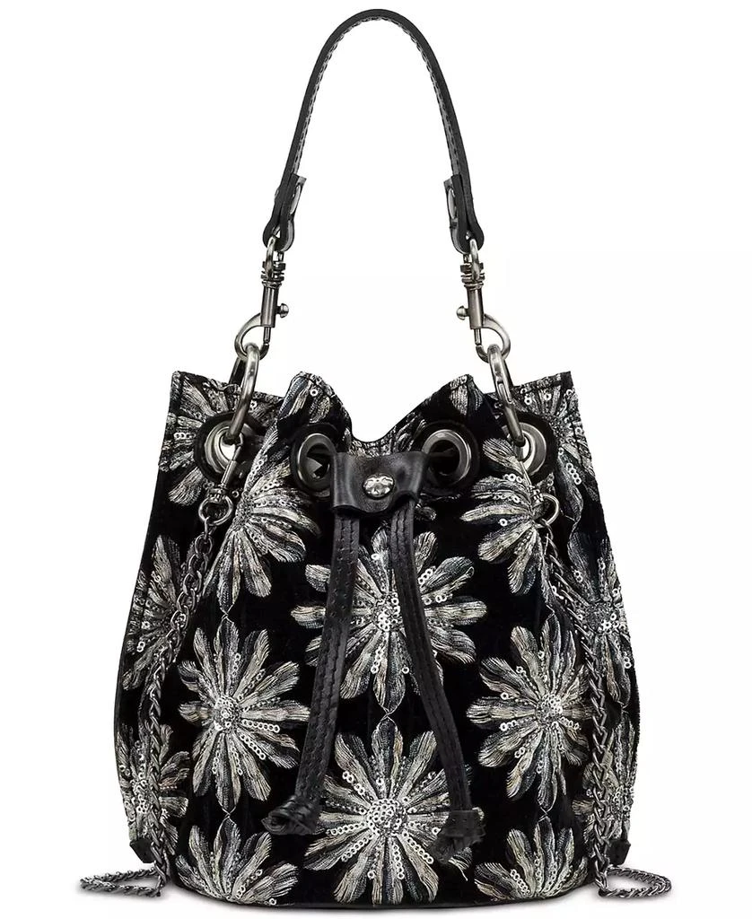 Patricia Nash Volania Small Velvet Drawstring Bag 1