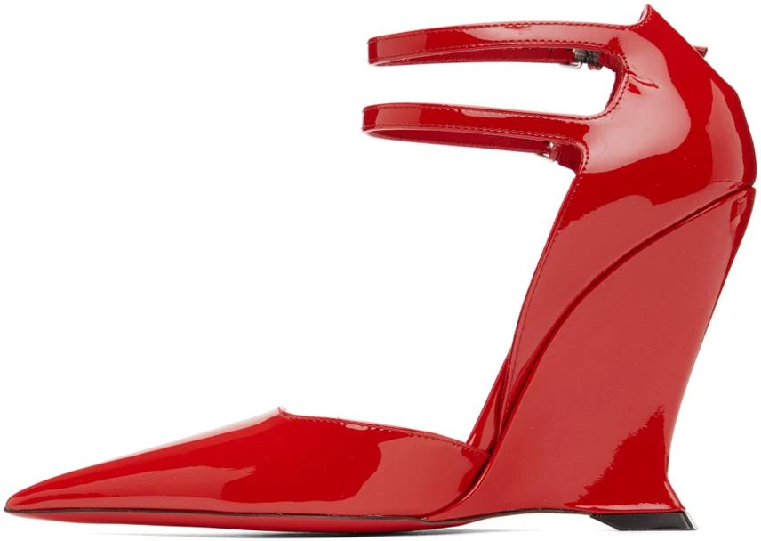 Salvatore Ferragamo Red Vidya Pumps 3