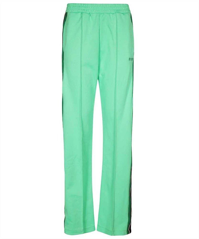 MSGM MSGM Striped-Detail Straight-Leg Track Pants