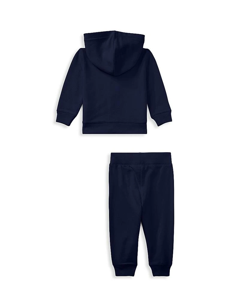 Ralph Lauren Baby Boy's 2-Piece Atlantic Terry Zip-Up Hooded Sweater & Joggers Set 2