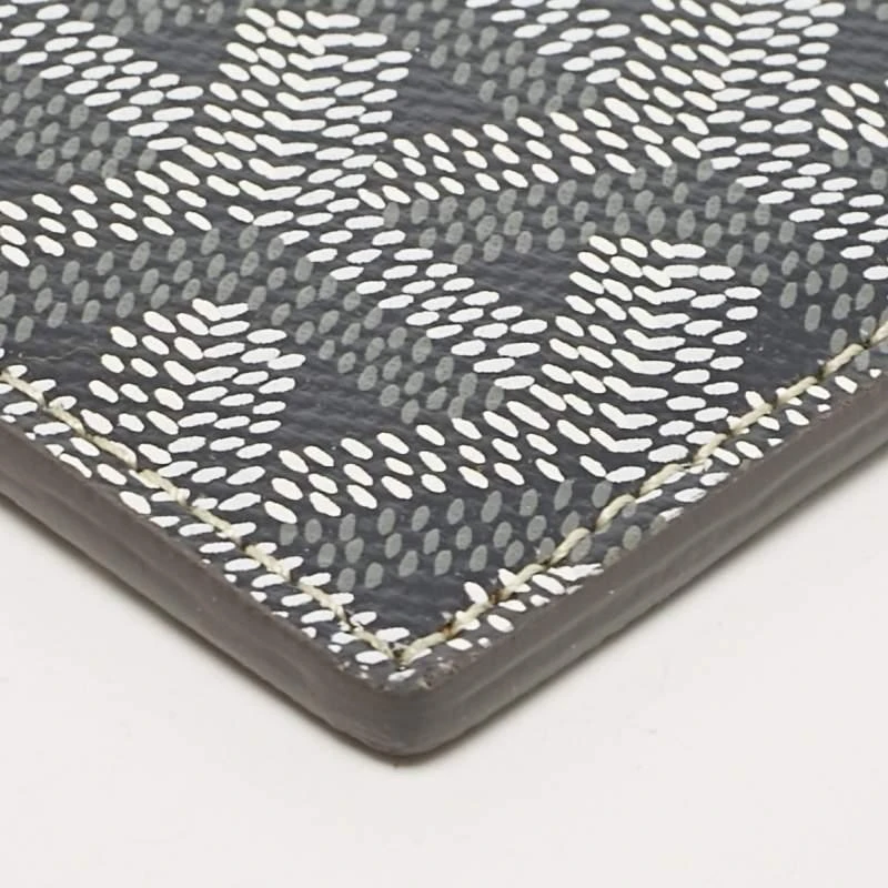 Goyard Goyard Grey Goyardine Coated Canvas and Leather Saint Sulpice Card Holder 10