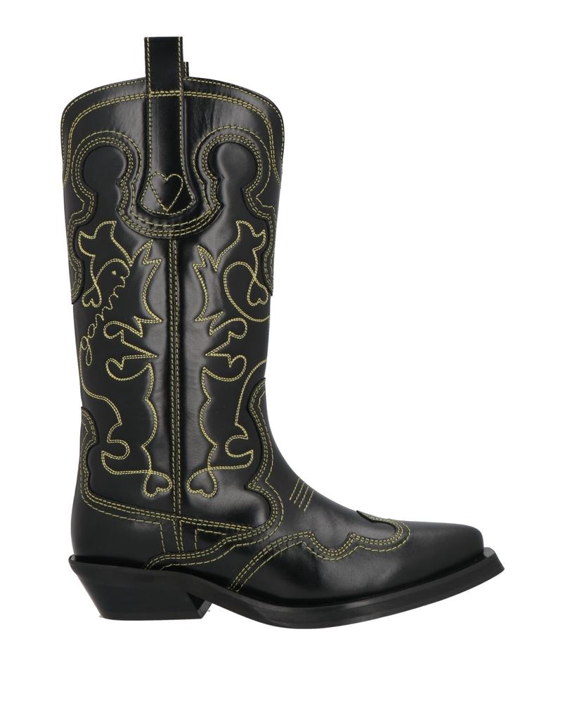 【送料&関税込】Ganni Western Wide Slouchy Flat Tubular Boot GANNI // Western Wide Slouchy Flat Tubular Boot / Black