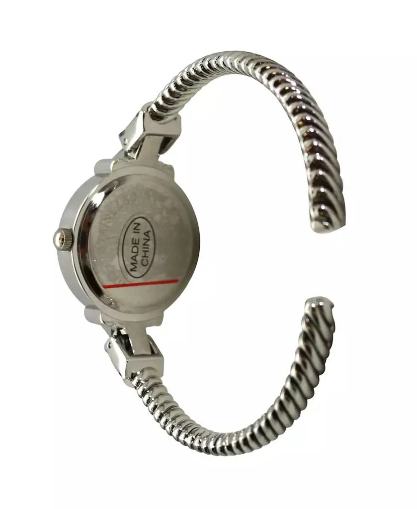 Olivia Pratt Silver Small Elegant Antique Look Women Bangle Watch 2