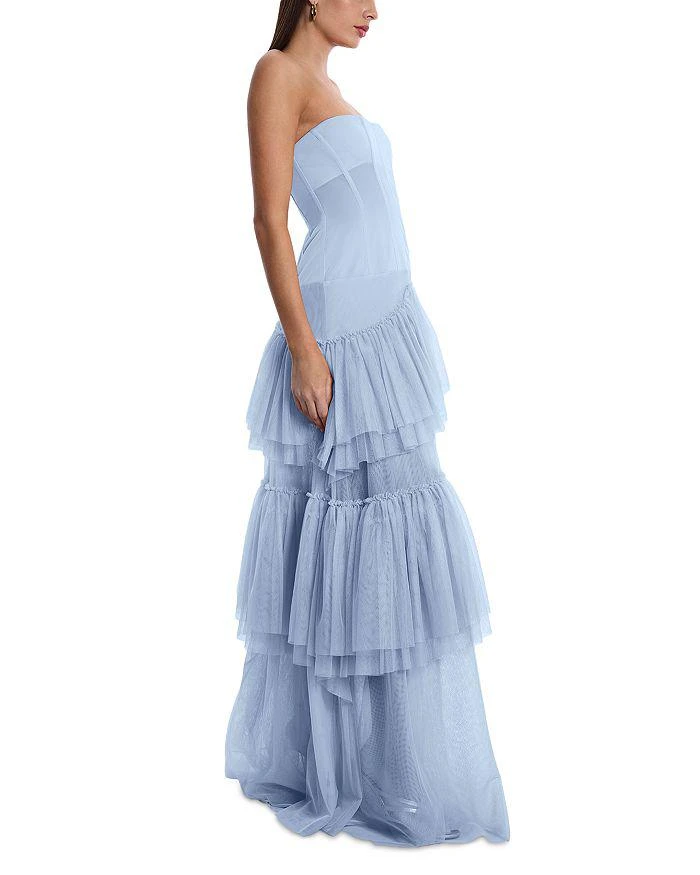 BCBG BCBG Strapless Corset Gown 4