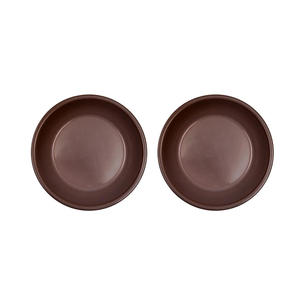 OYOY Living Design Lot De 2 Assiettes Marron En Terre Cuite Ø19Xh4Cm - Marron 2