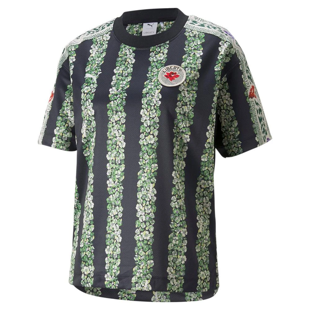 Puma Liberty X Floral Crew Neck Short Sleeve Soccer Jersey 1