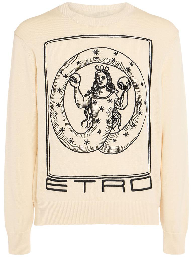ETRO Etro Pegaso Embroidered Turtleneck Jumper - Sweaters