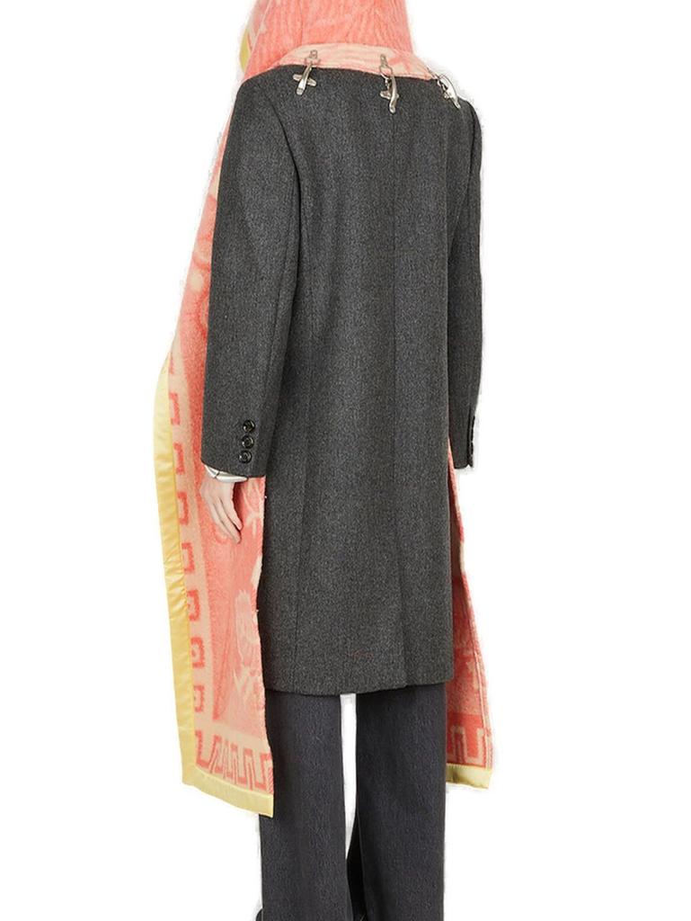 Meryll Rogge Meryll Rogge Blanket Draped Buttoned Coat