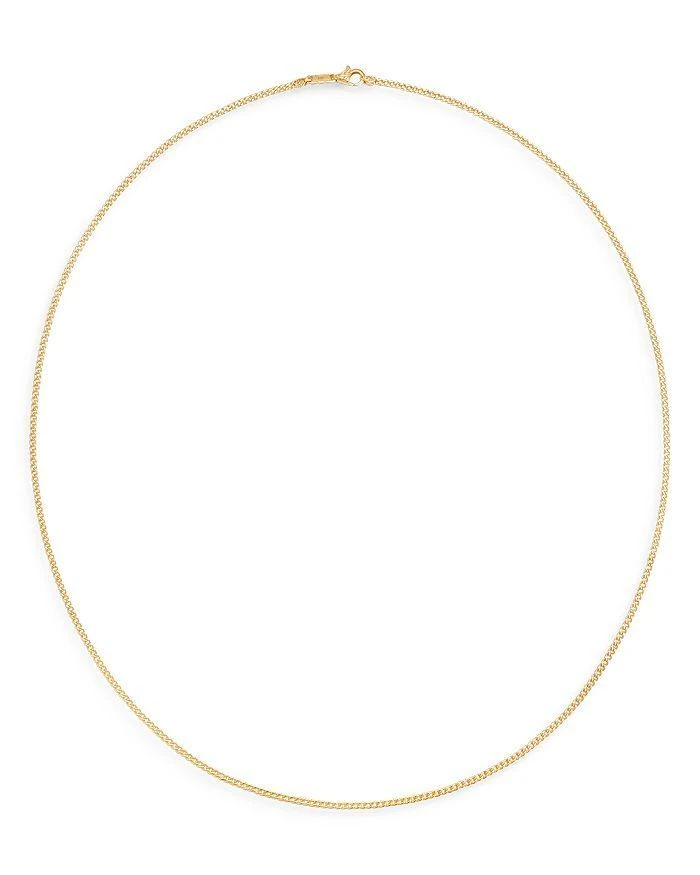 John Hardy 18K Yellow Gold Classic Curb Thin Chain Necklace, 22" 2