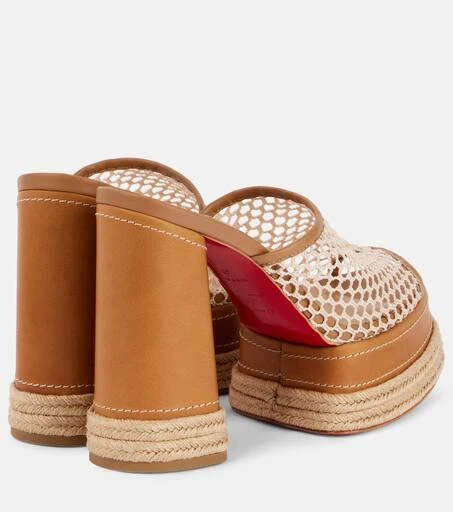 Christian Louboutin Almeja 130 platform espadrille mules 2