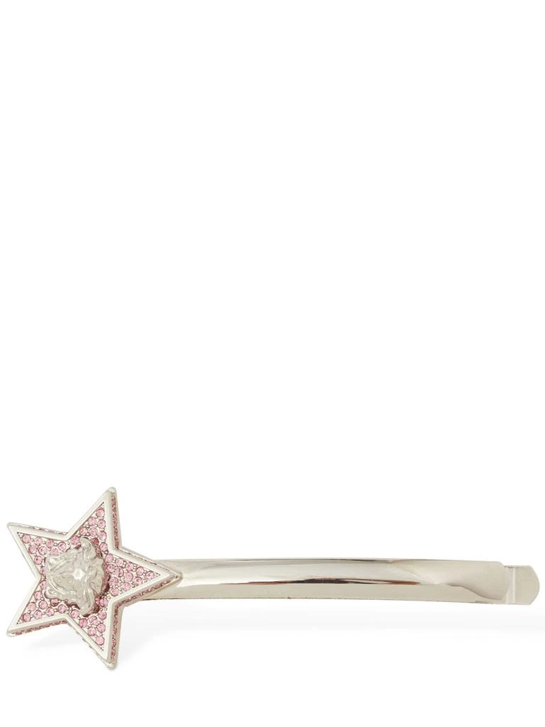 Versace Star & Crystal Medusa Hair Clip 1