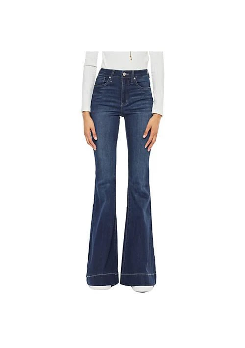 Kancan Braelynn High Rise Stretch Super Flare Jeans