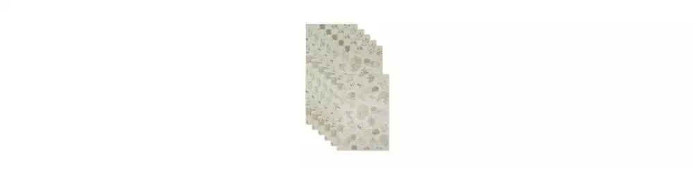Design Imports Fridge Liner Collection Non-Adhesive, Cut to Fit, 12x24", Cream Market, 6 Piece 1