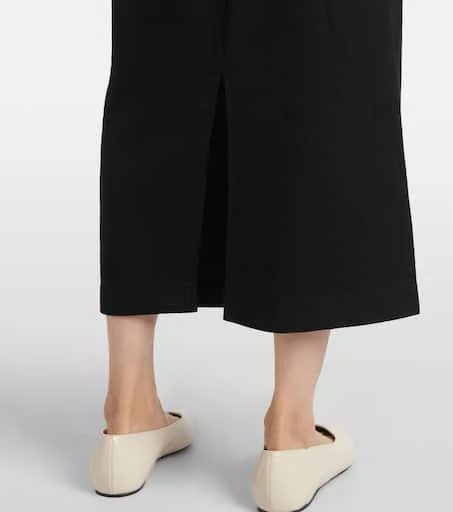 Totême Asymmetric jersey midi dress 5
